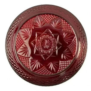 Cristal D’Arques Durand Antique Ruby Dinner Plates (2)